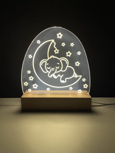 Nachtlampje - Nachtlampje kinderen - Nachtlampje baby - Nachtlampjes - Nachtlamp - Tafellamp - Bedlamp - Nachtlampje volwassenen - Babykamer - Kinderkamer accessoires - Tafellamp slaapkamer - Nachtkast lamp