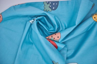 Kussenslopen Set van 2 – 100% Katoen – Zacht & Ademend – Voor Volwassenen & Kinderen – Aardbei Print – 60x70 cm – Luxe Kussensloop-Groen