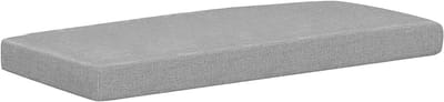 Bankkussen Buiten - Terras Kussen - Comfortabel Zitten - Waterdichte Stof - 117 cm Lengte - Grijs