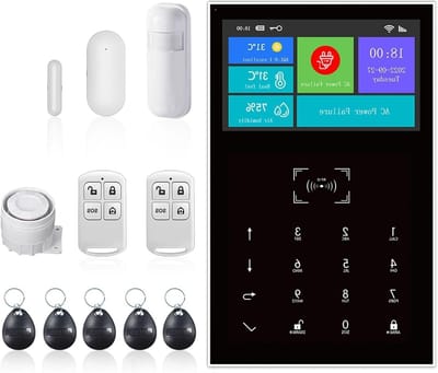 Smart Home Alarm - Inbraaksysteem Beveiliging - Huis Beveiligen - Touchscreen Bediening - 25 x 15 x 15 cm