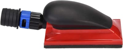 Handmatige schuurblok 125x70mm met stofafzuiging, ideaal voor houtbewerking en schuren van oppervlakken