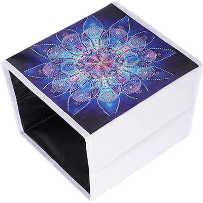 Diamond Painting Kits voor Volwassenen Wanddecoratie Strass Opvouwbare Opbergdoos DIY Accessoires gray