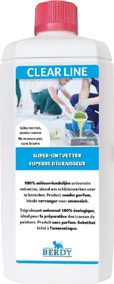 Clearline - 100% Milieuvriendelijke SUPERONTVETTER - 1 L - Berdy