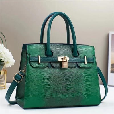 Nieuwe Bedrukte Patchwork Grote Capaciteit Tas Vintage Mode Tote Premium Commuter Tote Bag . gray