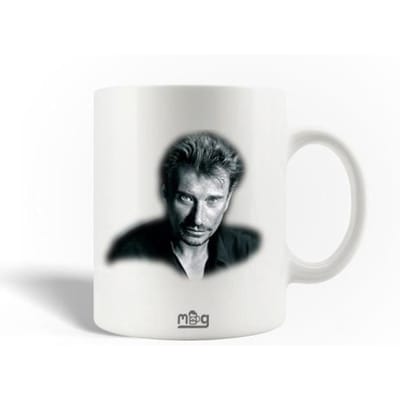 Mug en Céramique Johnny Hallyday Chanteur Compositeur