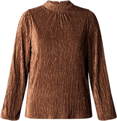 YEST Devora Tops - Copper Brown - maat 44