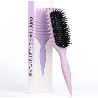 Salon Styling Krullen Stylingborstel Krullenborstel voor kammen en vormen van heren- en dameskrullen Verminder het trekken van gereedschappen