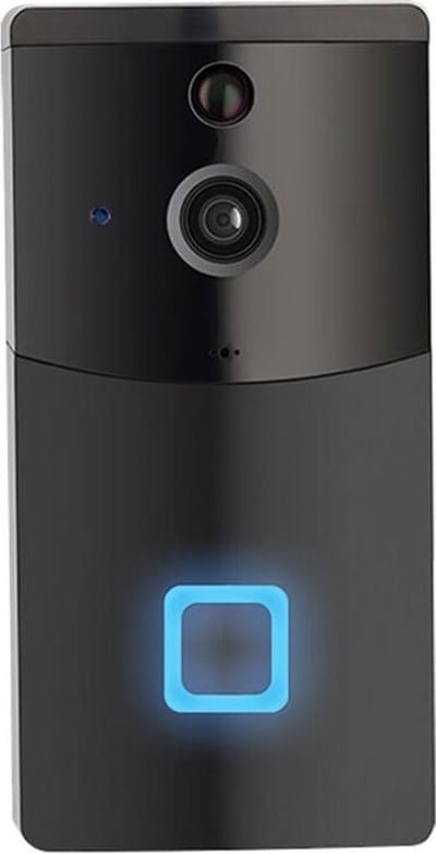 DrPhone SMARTCAM1 - Video Deurbel 1080P Draadloze Intercom TUYA / SmartLife - Camera - Zwart
