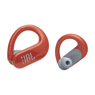 JBL Endurance Peak 3 - Draadloze Sport Oordopjes - Bluetooth Oortjes - In-ear met Oorhaak - 50 uur batterij - IP68 - Oranje
