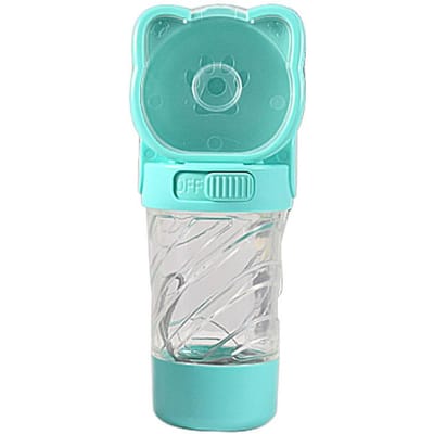 Fournitures pour animaux de compagnie Gobelet d'eau pour sortie de chien Bouilloire pour chien Gobelet portable Bouteille d'eau pour promenade de chien Fontaine à eau pour animaux de compagnie 22*8.7cm blue