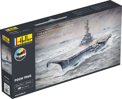 Heller Modelbouwpakket Schepen - 57071 Foch 1965 Ship - Starter Kit Plastic - 1:400 - Modelbouw