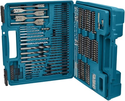 Makita E-11689 E-11689 Boor- en bitassortiment 256-delig Metaal, Steen, Beton, Metselwerk, Baksteen, Hout 1 mm, 1.5 mm, 2 mm, 2.5 mm, 3 mm, 3.2 mm,