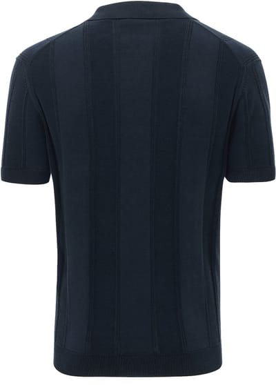 Gentiluomo Polo No Buttons Ss Heren - Polo shirt - Donkerblauw - Maat XXL