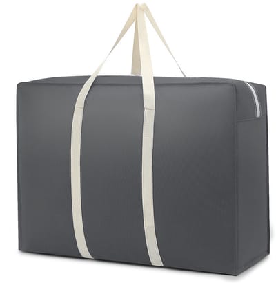 Opbergtas met extra grote inhoud – Non-woven draagtas – Organizer – Duurzame allesdrager – Campingopslag – Ideaal voor het opbergen van beddengoed, dekbedden, kleding en kussens – Reisopslag - 50x25x30