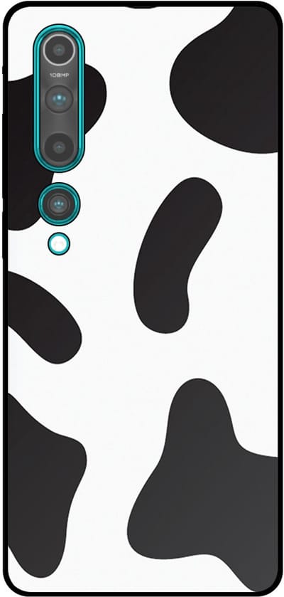 Smartphonica Telefoonhoesje Geschikt voor Xiaomi Mi 10 / 10 Pro met Koeienvlekken Opdruk - TPU Backcover Case With Cow Patches Design geschikt voor Xiaomi Mi 10;Xiaomi Mi 10 Pro
