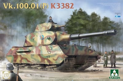 Takom Modelbouwpakket Militaire voertuigen - 2187 Panzerkampfwagen VIII Maus VK 100.01 (P) K3382 Plastic - 1:35 - Modelbouw