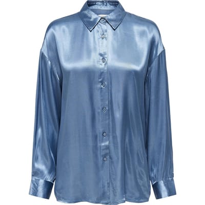 ONLY - Maat S - ONLJOJO BUTTON DNM SHIRT Dames Blouse