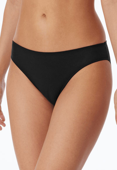 Schiesser Slip naadloos - Invisible Lace Dames Onderbroek - zwart