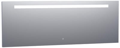 Brauer Garnet Spiegel - Rechthoekig - 200 cm - met Directe LED-Verlichting - Dimbaar - met Touchbediening