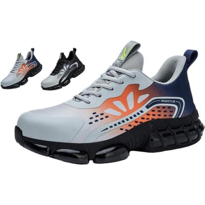 Chaussures de travail américaines Anti-écrasement, Anti-perforation, Résistantes à l'usure Les chaussures de sécurité sont légères et confortables pour travailler avec 46