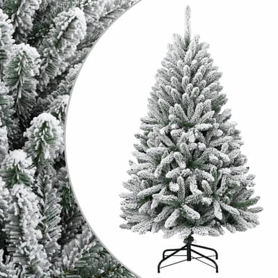 vidaXL - Kunstkerstboom - met - scharnieren - en - sneeuw - 120 - cm