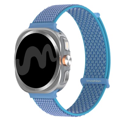 imoshion Nylon bandje voor de Samsung Galaxy Watch Ultra 2 (2026) / Ultra (2024/2025) - Marineblauw