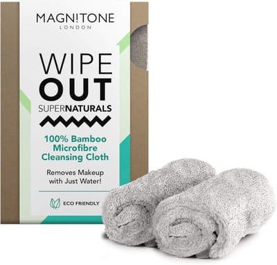 Bamboe Reinigingsdoek 2-Pack - 100% Natuurlijke Microvezels voor Effectieve Make-up Verwijdering