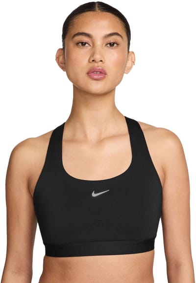 Nike swift sport beha in de kleur zwart.