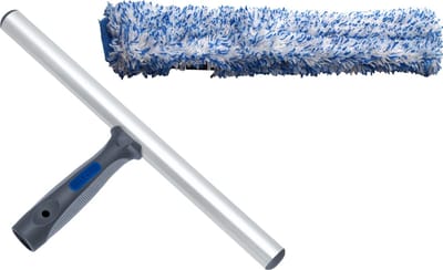 Lewi professionele inwasser met hoes 25 cm grijs met soft Ergonomic twee componenten greep