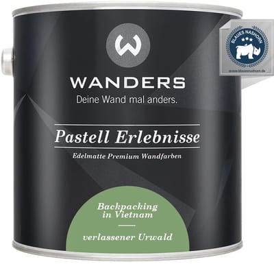 Wanders Muurverf - Edelmatte Krijtverf voor Hout en Meubels - Midden Bladgroen - 2,5L