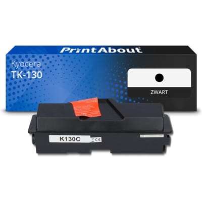 PrintAbout huismerk Toner TK-130 Zwart Geschikt voor Kyocera