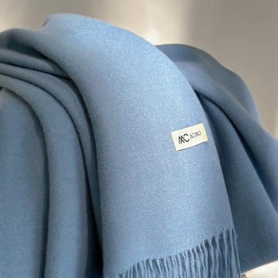 40 Uni Kleur Winter Kasjmier Sjaal Voor Vrouwen Lange Warme Pashmina Sjaals Sjaals Wikkel Dame Zachte Hijab Vrouwelijke Bandana Poncho 70x200 cm white