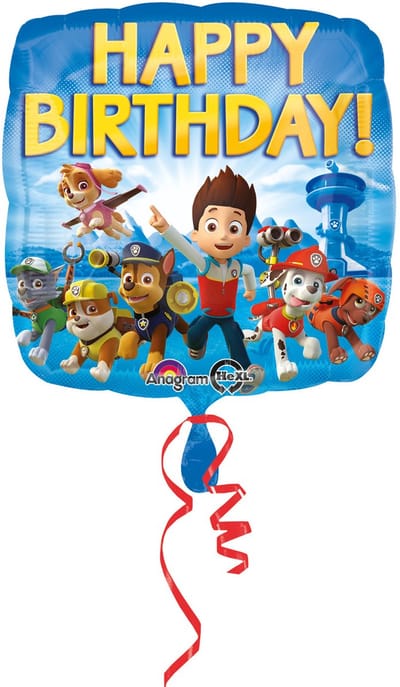 PAW Patrol - Ballon - Folie - Blauw - 43cm - 1 stuks