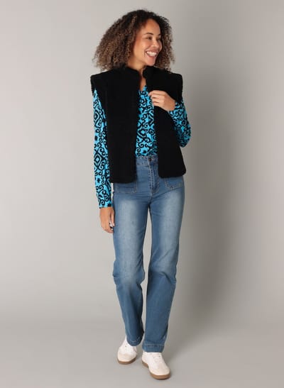 ES&SY Shivani Vests - Black - maat 40