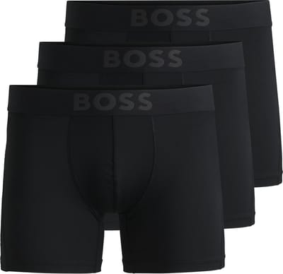 HUGO BOSS Active boxer briefs (3-pack) - heren boxers extra lang - zwart
