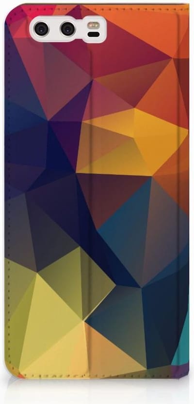 Huawei P10 Plus Stand Case Polygon Color