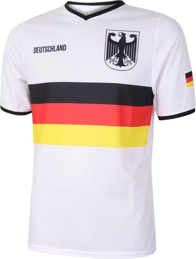Duitsland Voetbalshirt Thuis - Vlag - Voetbalshirts Kinderen - Jongens en Meisjes - Sportshirts - Volwassenen - Heren en Dames - Maat 116