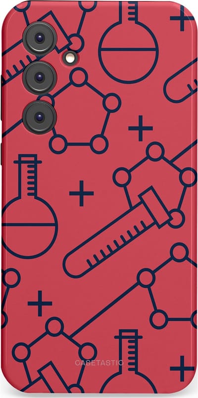 Casetastic hoesje geschikt voor Samsung Galaxy A35 - Dubbellaagse bescherming - Rode Laboratorium - Fashion Case - Koraal