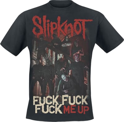 Slipknot T-shirt - Fuck Me Up - S tot 5XL - zwart