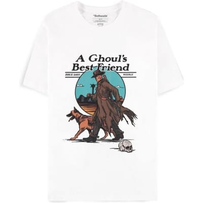 Fallout - Gaming T-shirt - Ghoul's Bestfriend - S tot XXL - voor Mannen - wit