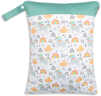 Waterdichte Opbergtas - Wetbag - 2-vaks - 40x30 cm - Unicorn Mintgroen