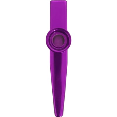 Metalen Kazoos Muziekinstrumenten Aluminium Kazoo voor Kinderen Mini Kazoo met Kazoo Membraan voor 1Pcs Kazoo paars