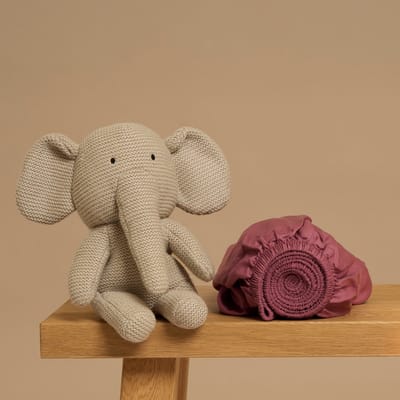 Coco & Cici - Kids - Hoeslaken TENCEL Twill Dusty Rose - 70x145x15