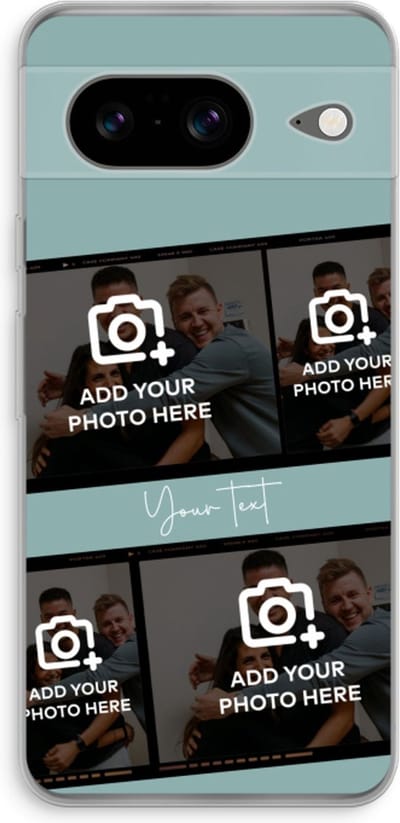 Gepersonaliseerd - Case Company® - Hoesje geschikt voor Google Pixel 8 hoesje - Filmrol N°2 - Soft Cover Telefoonhoesje - Bescherming aan alle Kanten en Schermrand
