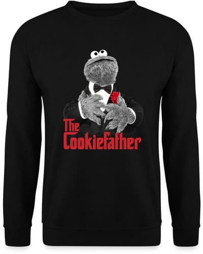 Sesamstraat Koekiemonster The Cookiefather Sweater Heren