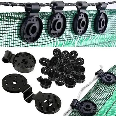 Parasol de camping pour la maison, tonnelle, jardin, terrasse extérieure, auvent en tissu, clip en maille, fournitures d'ombre, pare-soleil pour bâtiments (as the picture,100 PCS)