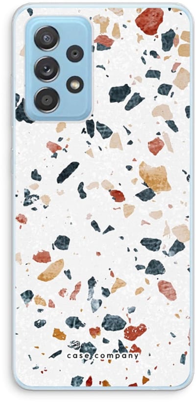Case Company® - Hoesje geschikt voor Samsung Galaxy A73 hoesje - Terrazzo N°4 - Soft Cover Telefoonhoesje - Bescherming aan alle Kanten en Schermrand