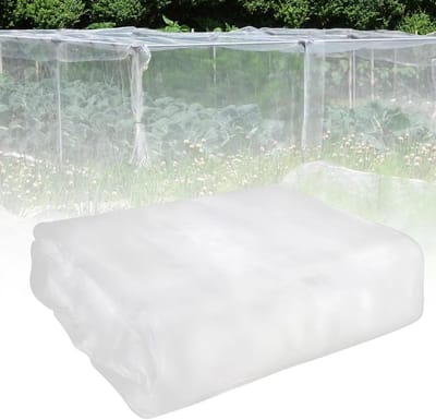 Plantenbeschermnet 2 x 5 m - Herbruikbaar insectennet - 60 gaas - Bescherming voor groenten en fruit - SnelShoppen