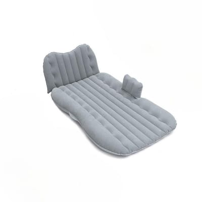 Auto Achterbank Cover Auto bed Reisbed Vochtbestendige Opblaasbare Matras Luchtbed voor Auto-interieur 135cmx88cmx36cm - Grijs