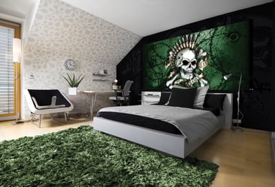 Alchemy Skull Ammunition Photo Wallcovering